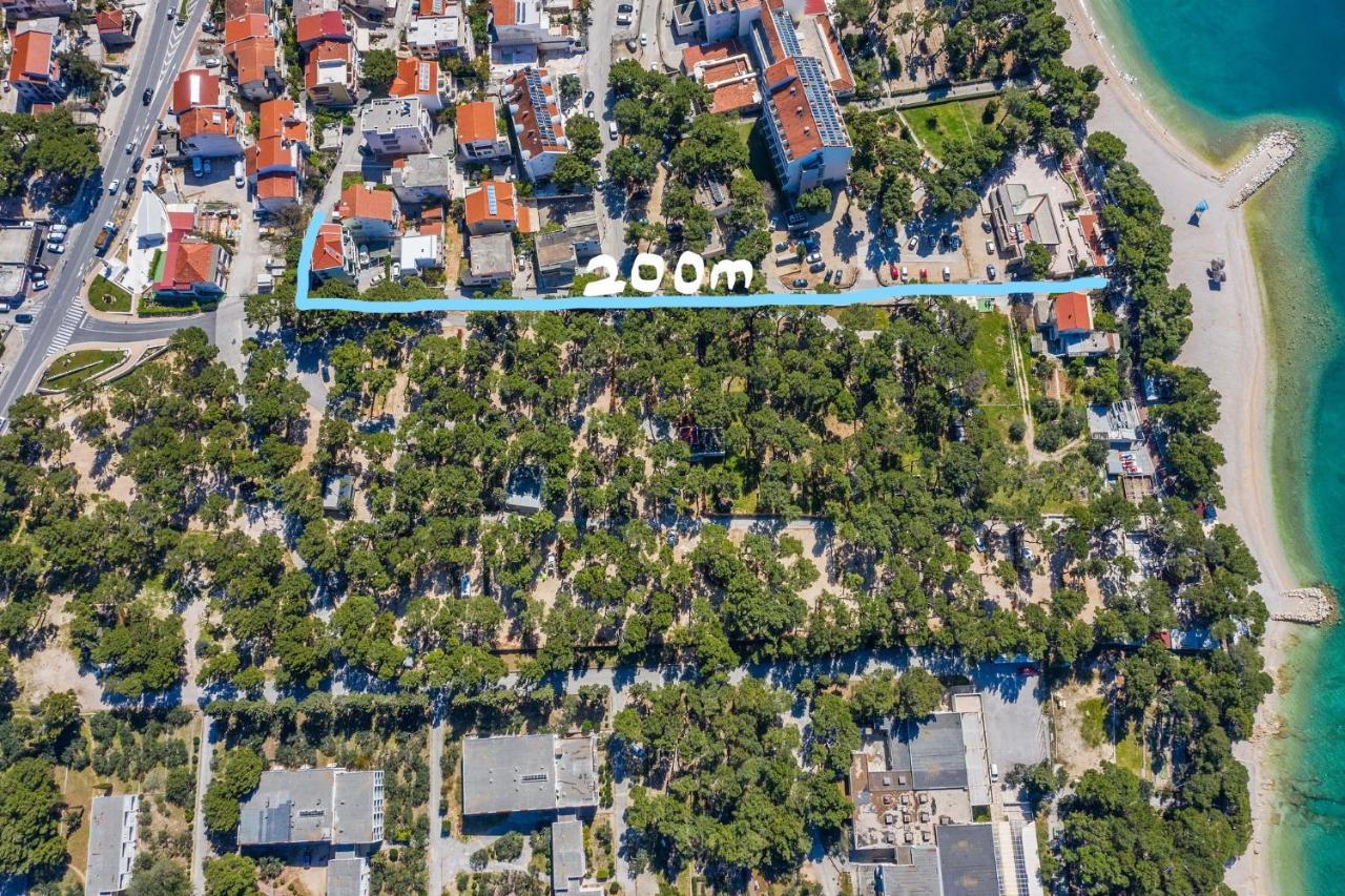The Location In Makarska,free P, Option Bikes *